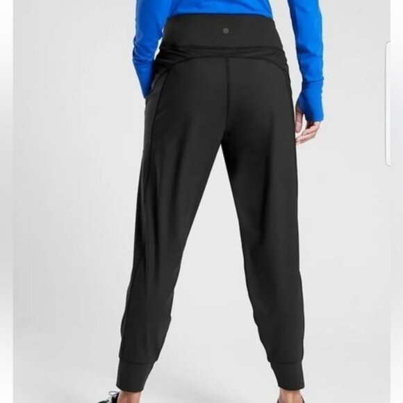 Athleta Black Distance Joggers Size S - Picture 2 of 6